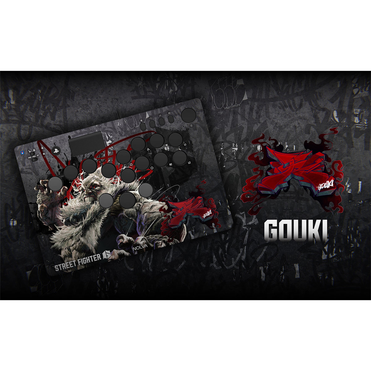 Hori Street Fighter 6 Nolva Mechanical All-Button Arcade Controller