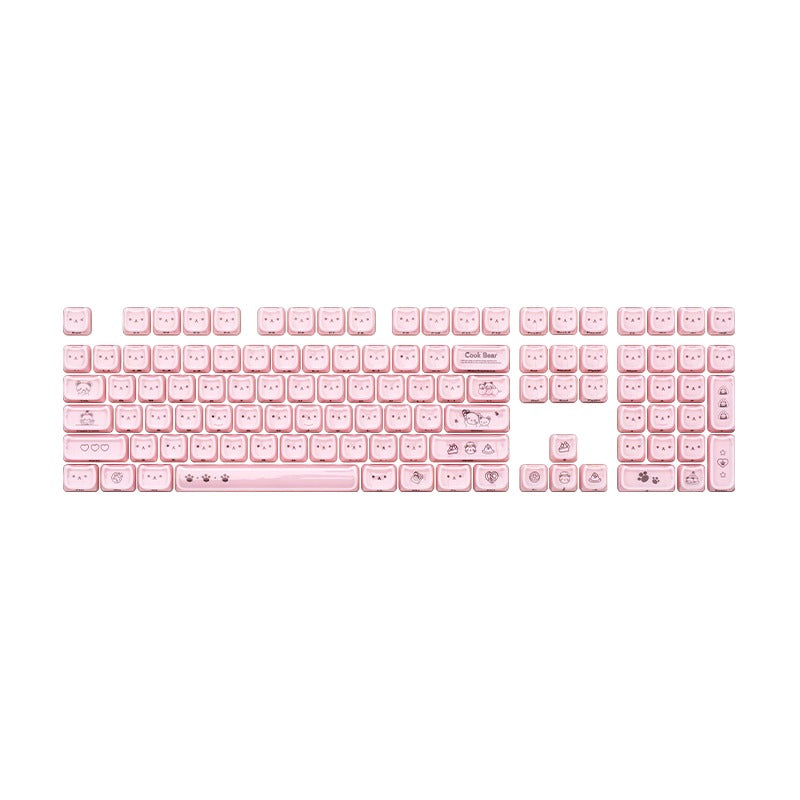 Akko Greedy Bear Keycap Set MAO Profile 119 Keys