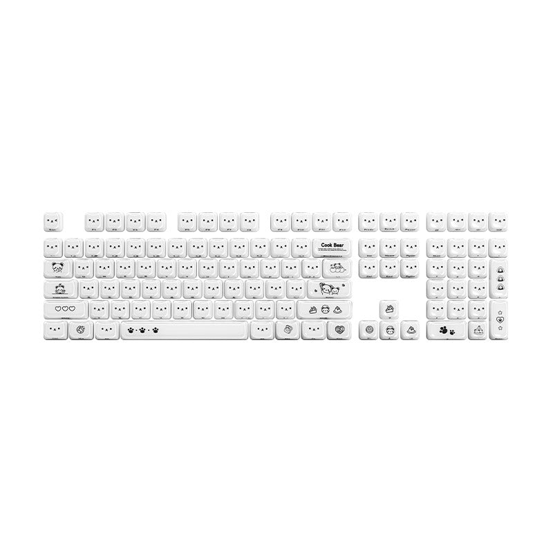 Akko Greedy Bear Keycap Set MAO Profile 119 Keys