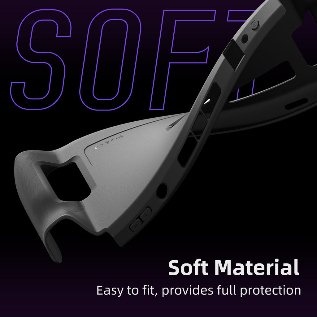 Skull & Co. Grip Case For Steam Deck (Black, Cayote Gray, Galactic Purple)