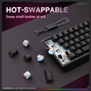 Onikuma MT603 Tri-Mode RGB 68 Keys Mechanical Keyboard (Black)