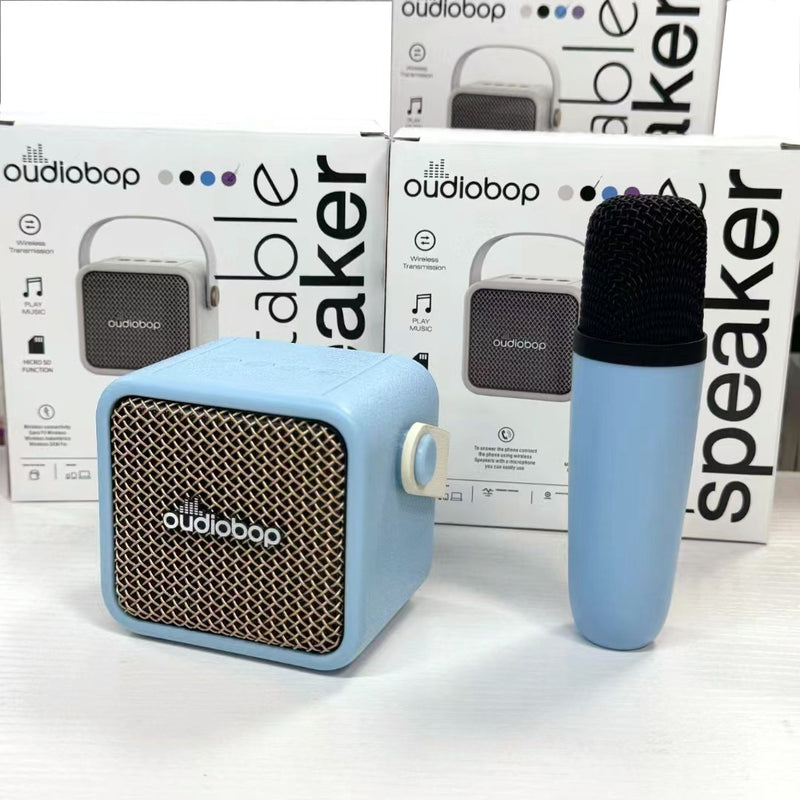 Oudiobop OP-515 Portable Speaker w/ Wireless Microphone - DataBlitz