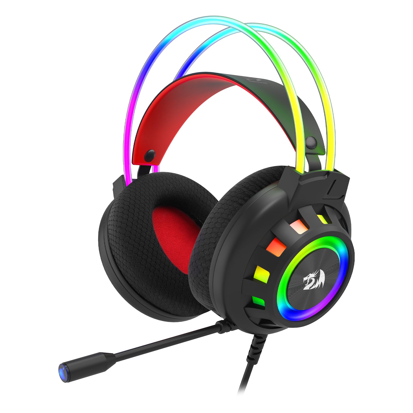 Redragon Circa H281 RGB Wired Gaming Headset (Black)