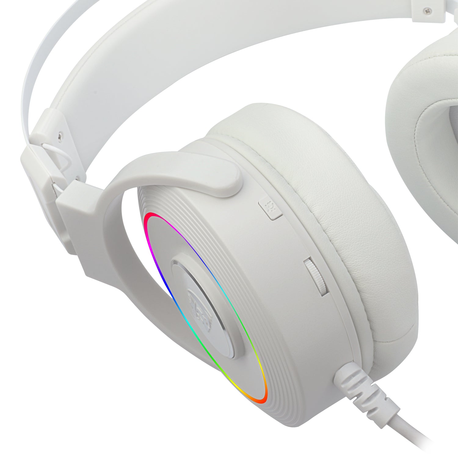 Redragon Lamia 2 Gaming Headset With Stand (White) (H320W-RGB)