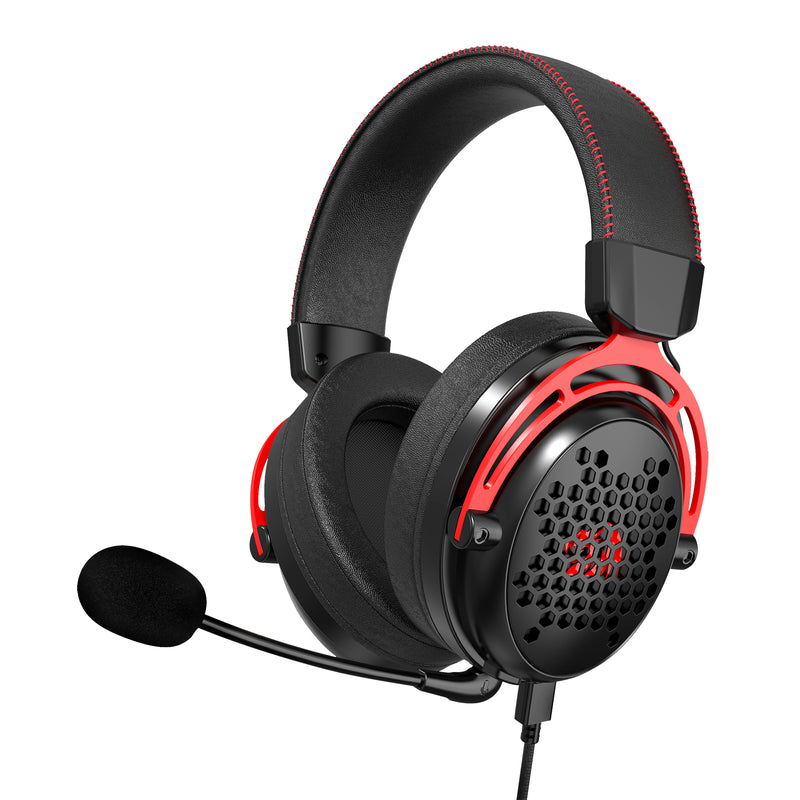 Redragon Diomedes Honeycomb Gaming Headset (Black) (H386)