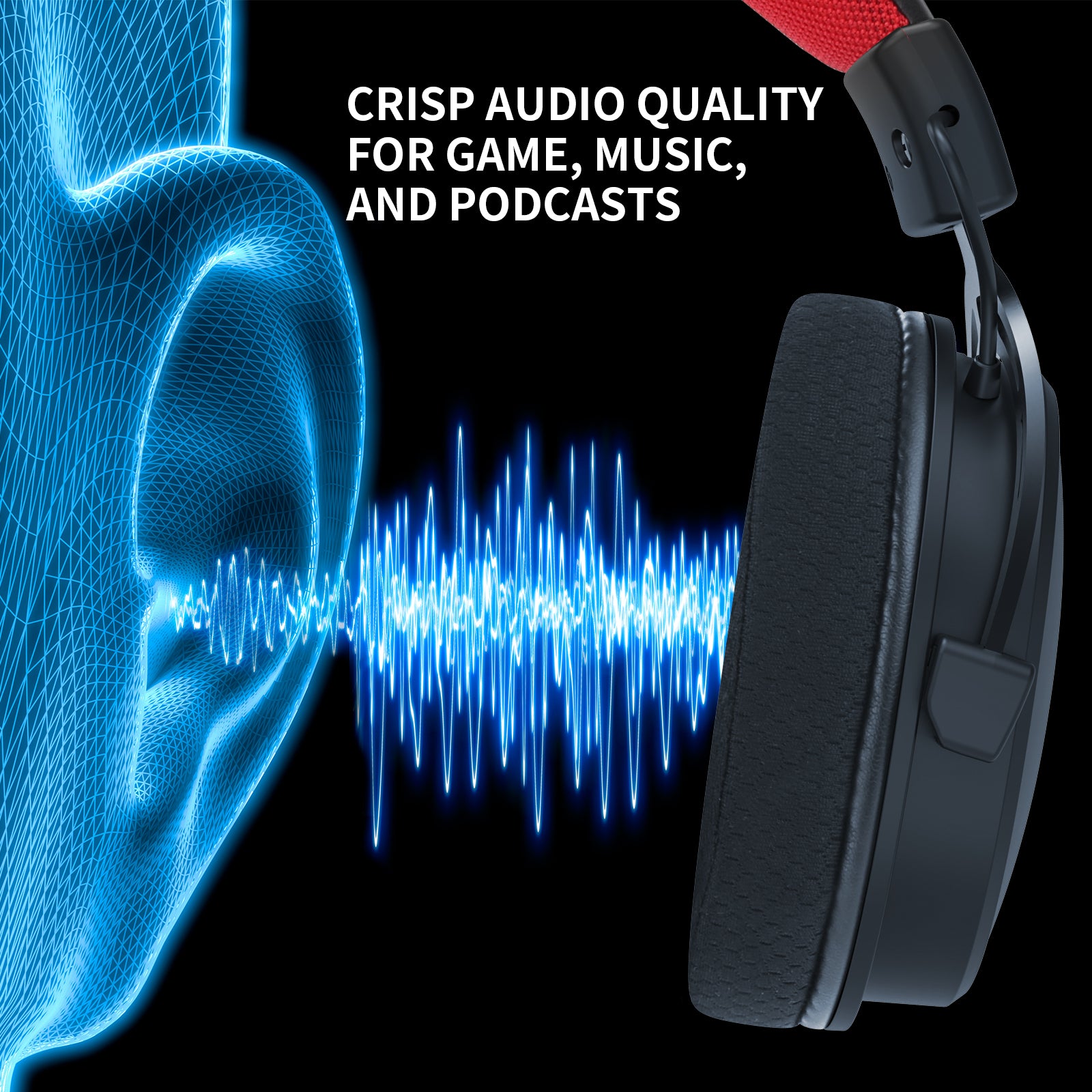 Redragon Cragblade H541-RGB Wired Virtual 7.1 Sound Gaming Headset