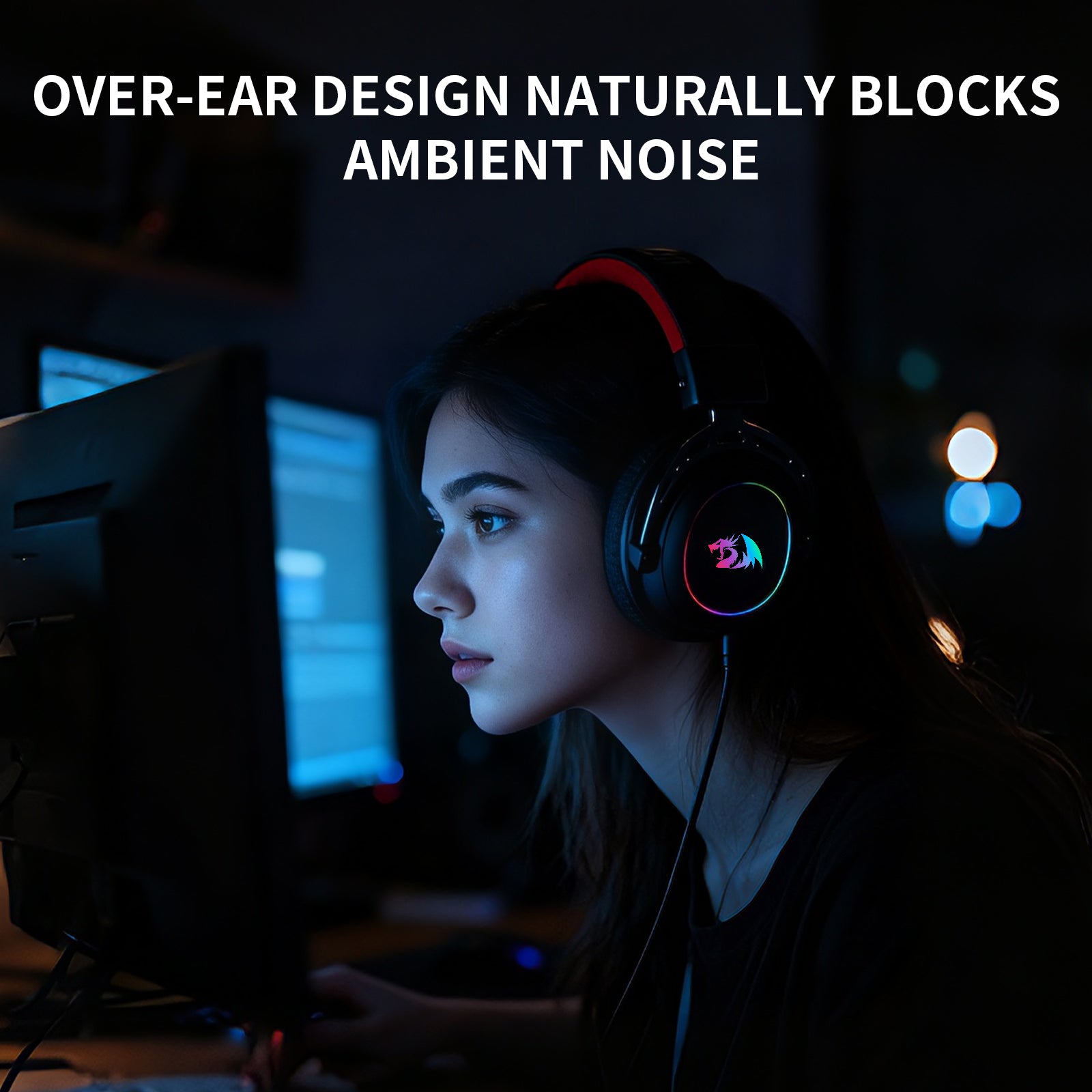 Redragon Cragblade H541-RGB Wired Virtual 7.1 Sound Gaming Headset