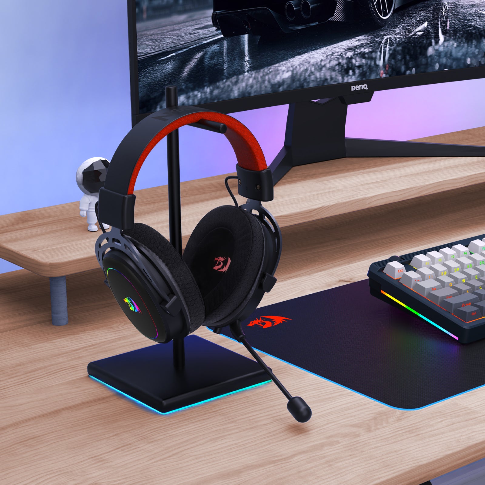 Redragon Cragblade H541-RGB Wired Virtual 7.1 Sound Gaming Headset
