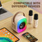 Onikuma L7 Wireless Smart Karaoke RGB Light Bluetooth Speaker Dual Wireless Microphone