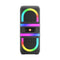 Oudiobop BK-8865 8"x2 RGB Bluetooth Speaker (Black)