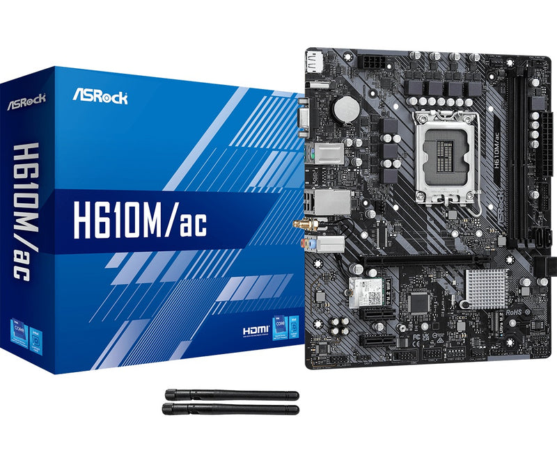 ASRock H610M/ac DDR4 Motherboard