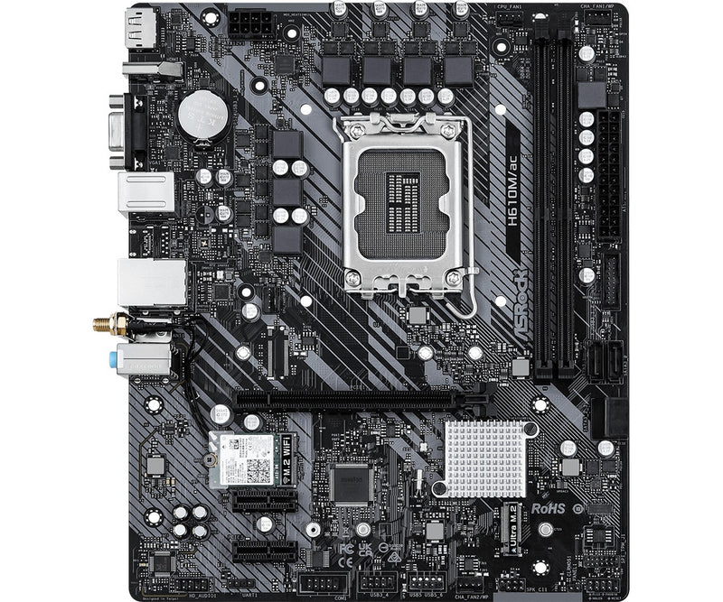ASRock H610M/ac DDR4 Motherboard