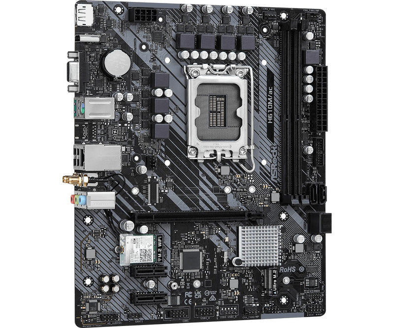 ASRock H610M/ac DDR4 Motherboard