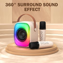 Onikuma L7 Wireless Smart Karaoke RGB Light Bluetooth Speaker Dual Wireless Microphone