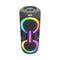 Oudiobop BK-8866 8"x2 RGB Bluetooth Speaker (Black)