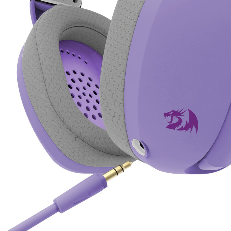 Redragon IRE Pro Ultra-Light Wireless Gaming Headset (Purple-Gray) (H848PL)