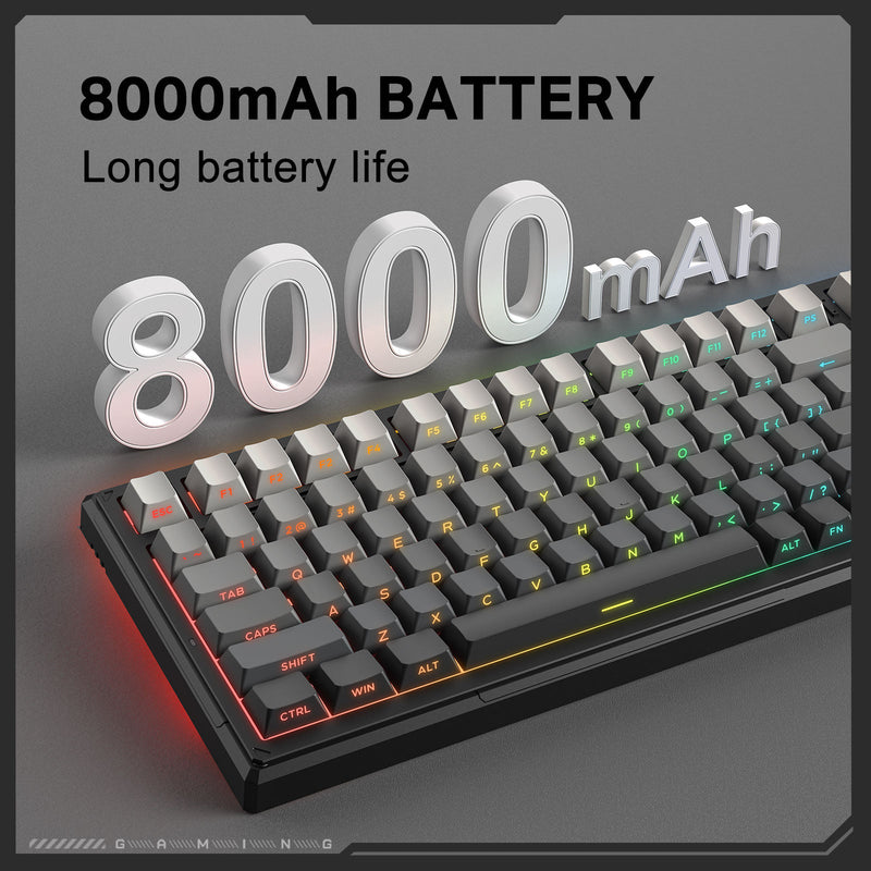 Onikuma G83 83-Key RGB Tri-Mode Hot-Swappable Mechanical Keyboard 