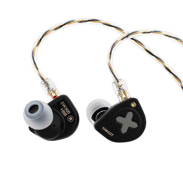 SIMGOT EW300 1DD + 1Planar + 1PZT Hybrid Driver In-Ear Monitor | DataBlitz