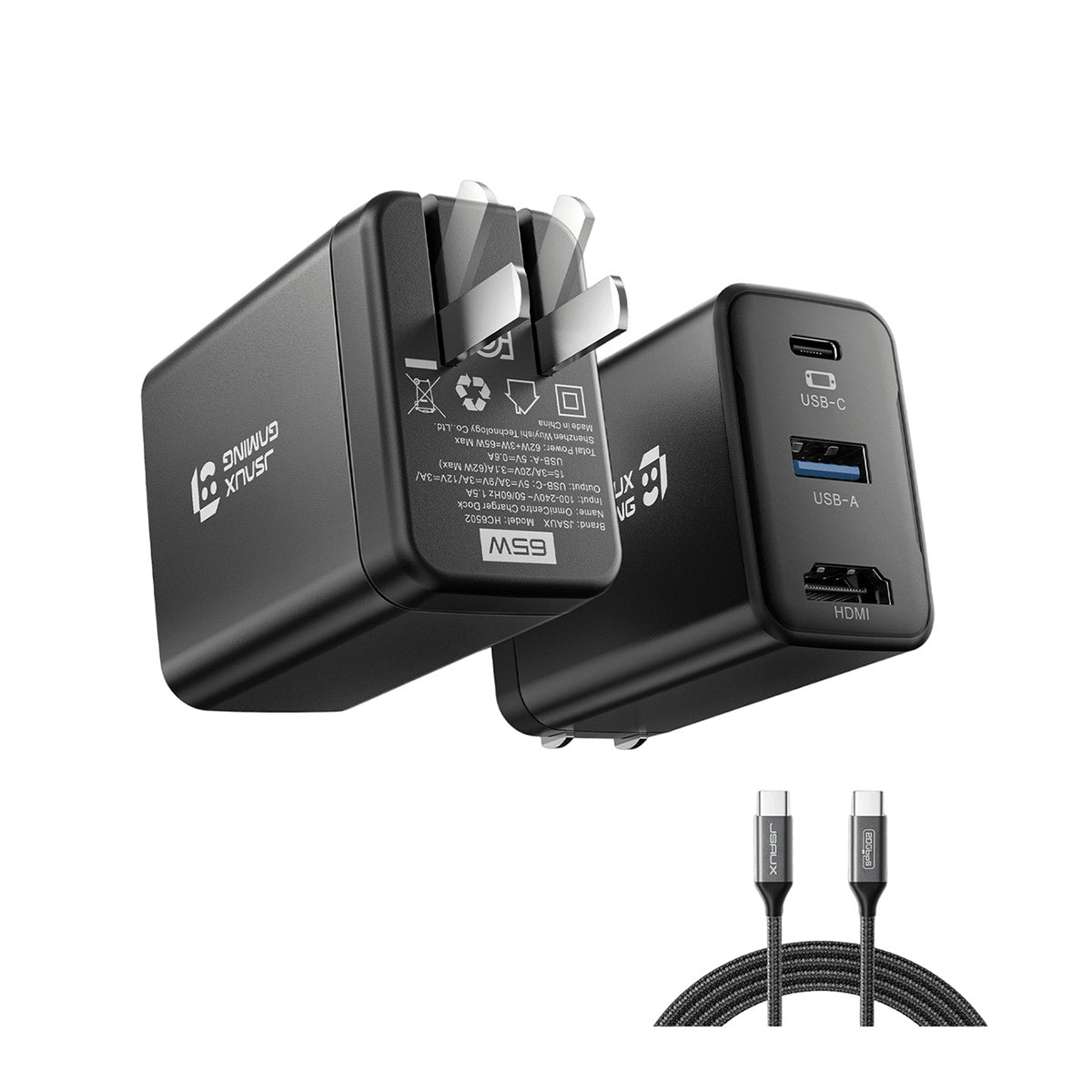 JSAUX OmniCentro Charger Dock for Nintendo Switch 2 (Black) (HC6502)