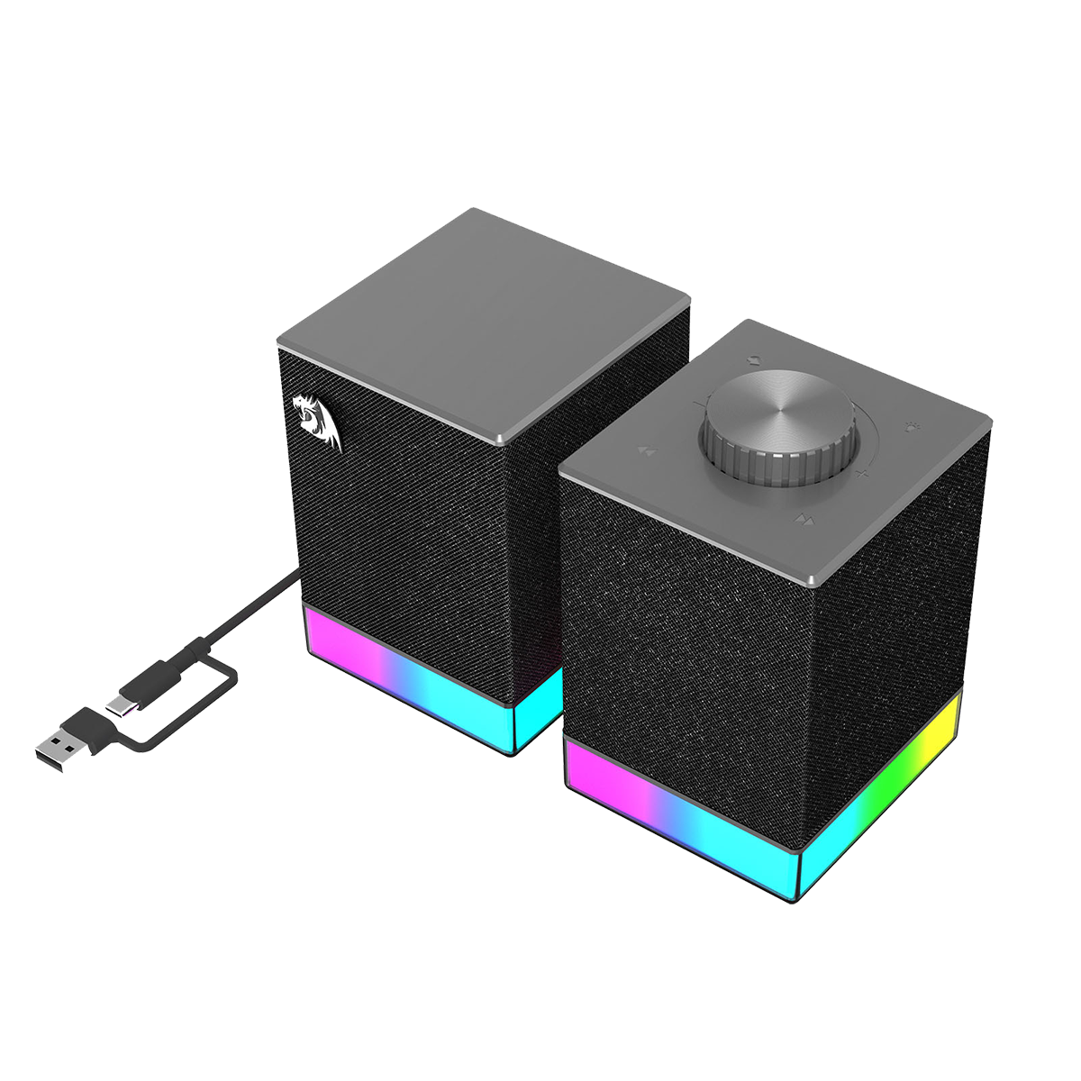 Redragon GS517 Glyph 2.0 RGB BT/Wired Stereo Speaker