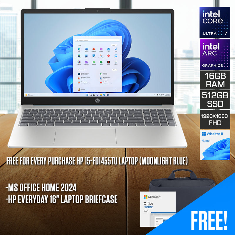 HP 15-FD1455TU Laptop (Moonlight Blue) | DataBlitz