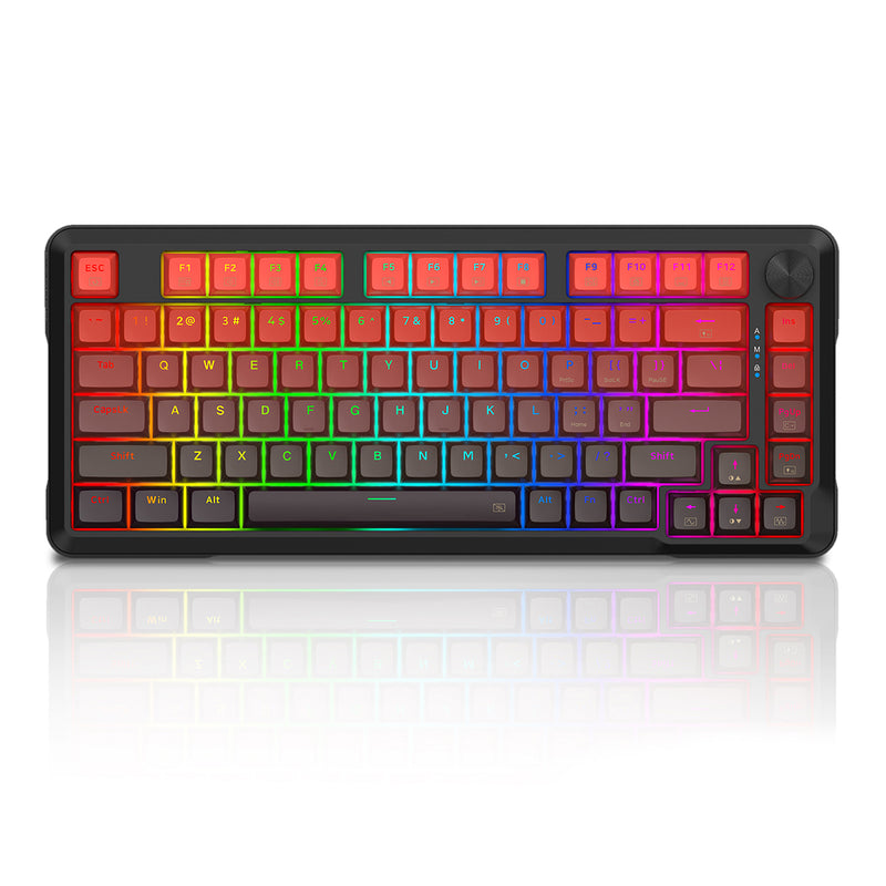 E-Yooso HZ-82 RGB 82-Keys Wired Mechanical Keyboard Gradient Red