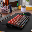 E-Yooso HZ-82 RGB 82-Keys Wired Mechanical Keyboard Gradient Red