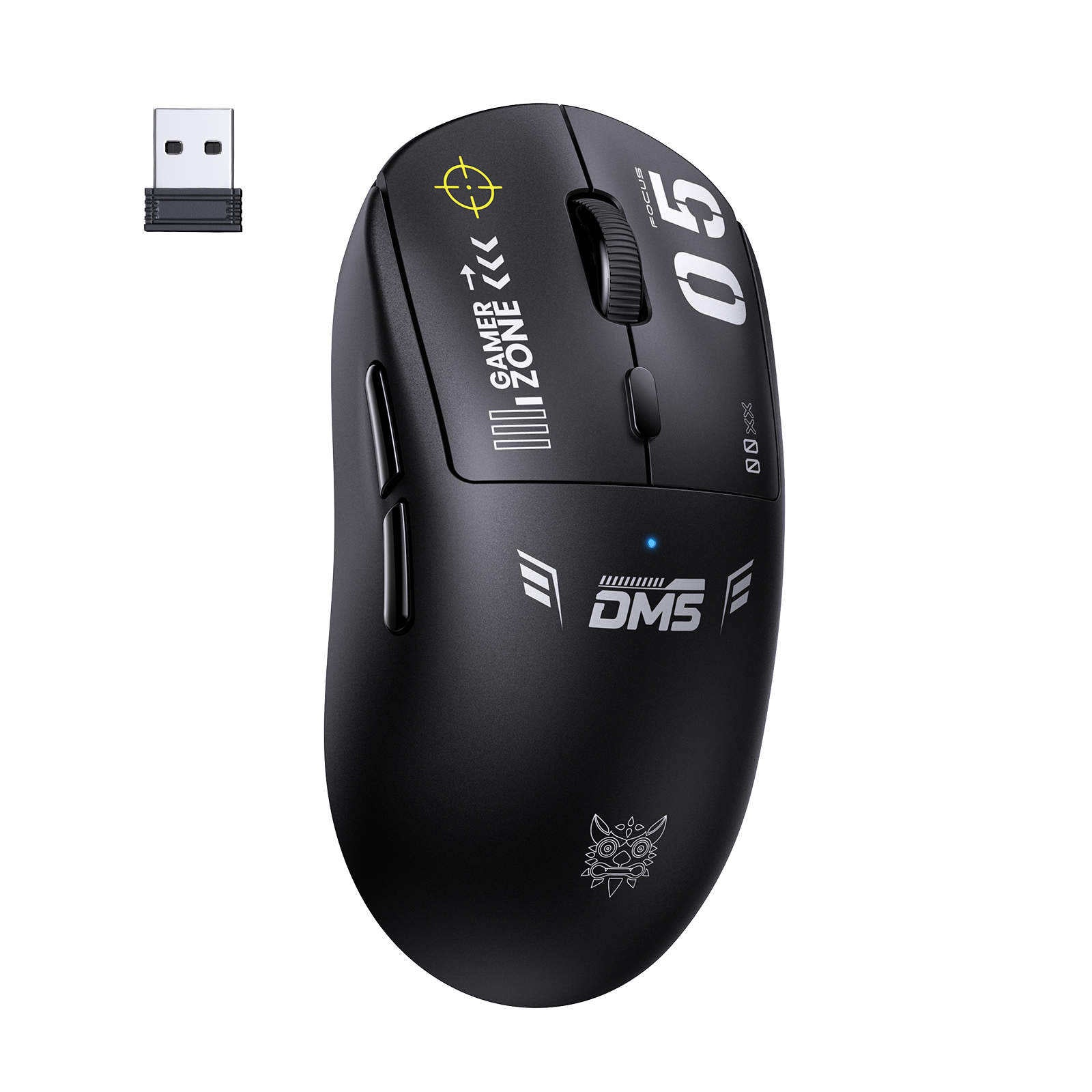 Onikuma DM05 Tri-Mode RGB Wireless Gaming Mouse (Black)