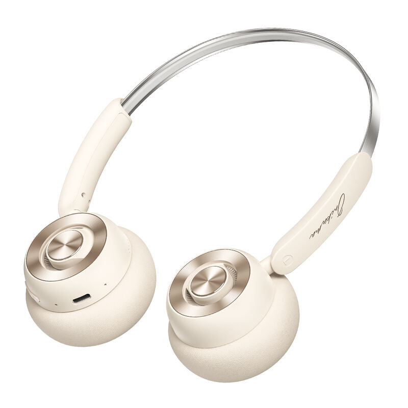 Onikuma GT820 Wireless Gaming Headset with Noise Cancellation (Beige)