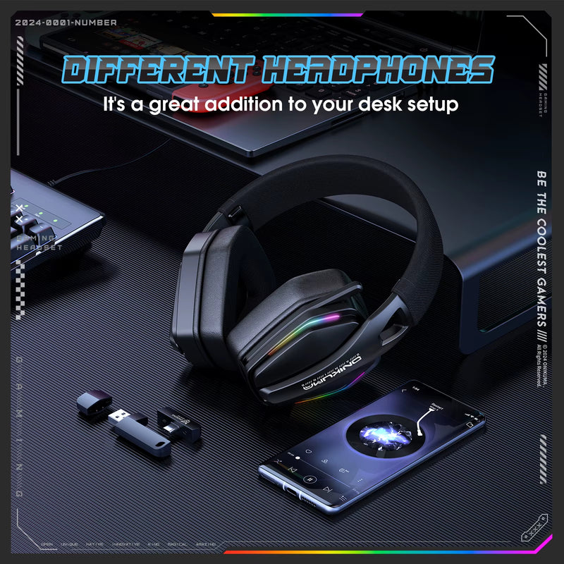 Onikuma GT826 Tri-Mode Wireless Headphone 