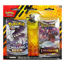 Pokemon Trading Card Game Sword And Shield 2 Pack (Chilling Reign And Lost Origin) With Metalic Pin