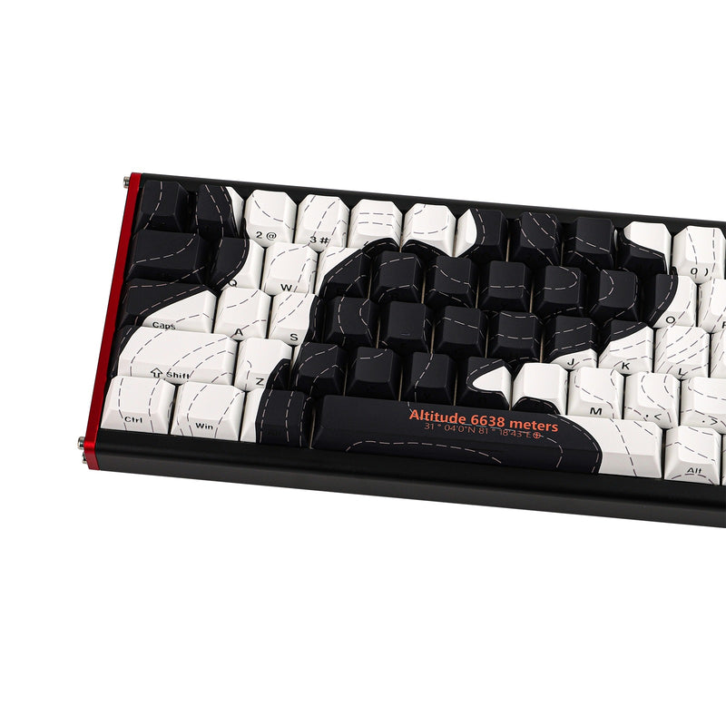 Ajazz ALUX68 Max RGB Wired 68-Keys Aluminum CNC Case Hot-Swappable Mechanical Keyboard