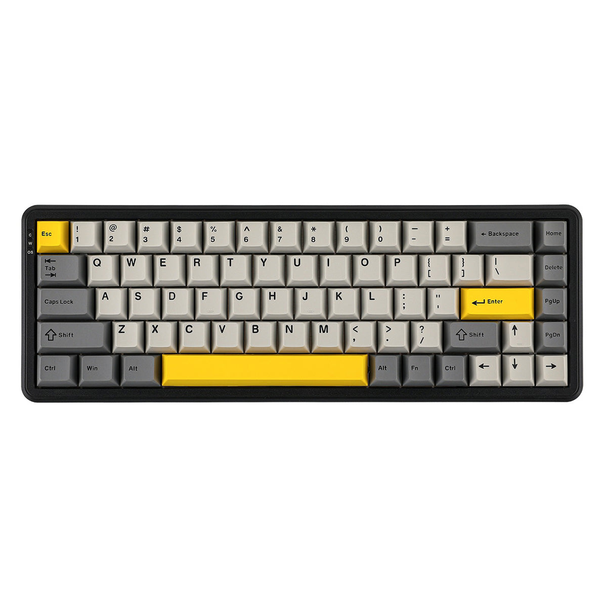 Ajazz AK680 Max RGB Tri-Mode 68-Keys Aluminum Positioning Plate Gasket-Mounted South Facing 