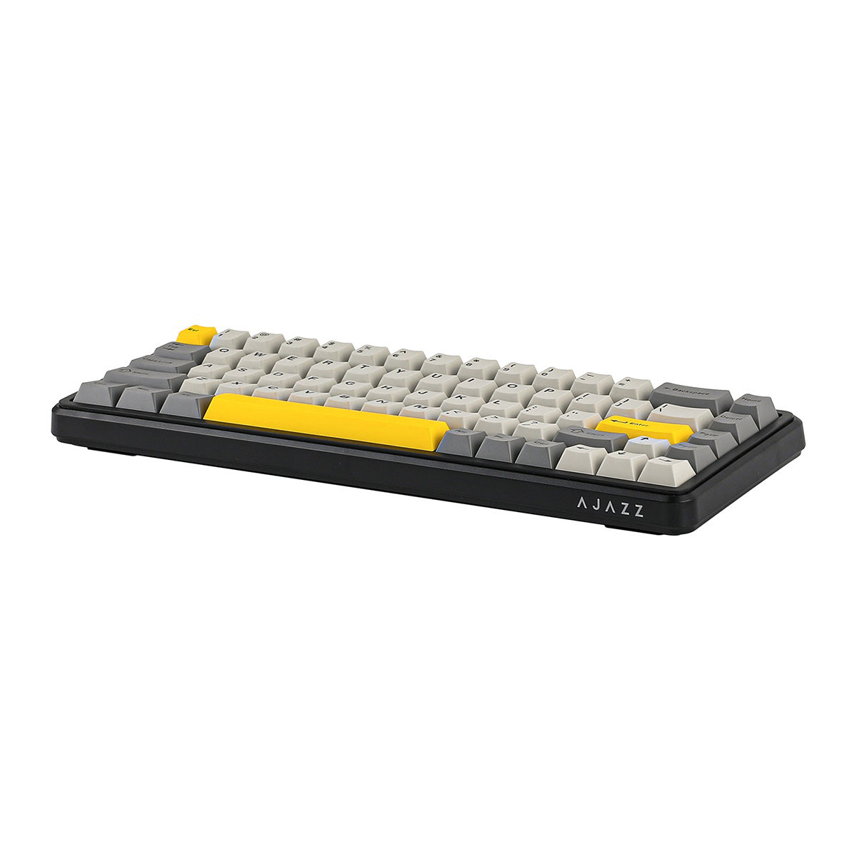 Ajazz AK680 Max RGB Tri-Mode 68-Keys Aluminum Positioning Plate Gasket-Mounted South Facing