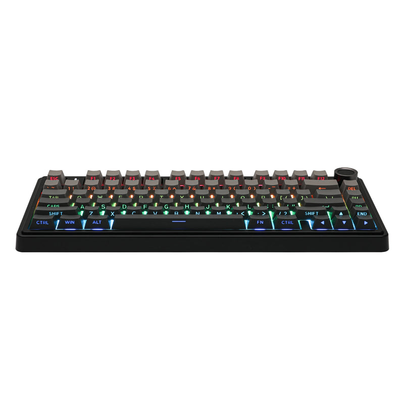 Aula F75 RGB Tri-Mode Type-C 75% 80-Key Gasket Structure Hot-Swap Mechanical Gaming Keyboard