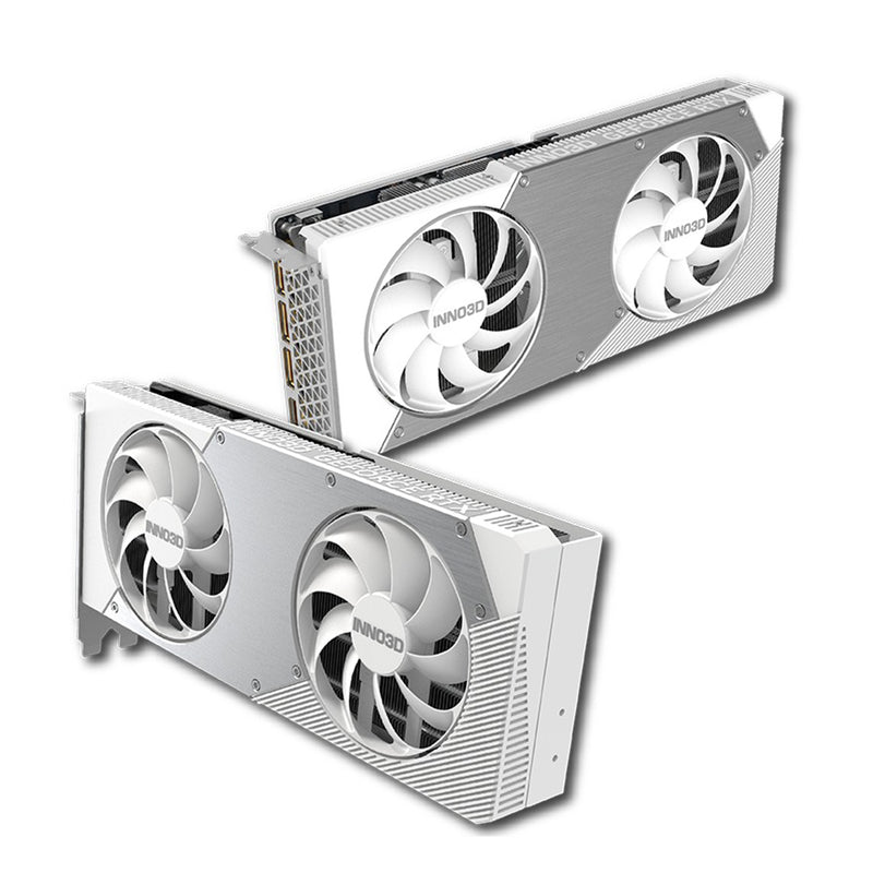 INNO3D GeForce RTX 5060 Ti Twin X2 OC 8GB GDDR7 Graphics Card (White)