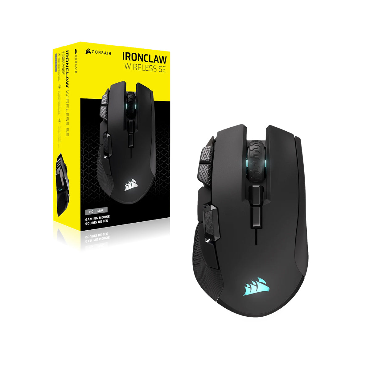 Corsair IRONCLAW Wireless SE Gaming Mouse (Black) (CH-9317110-WW)