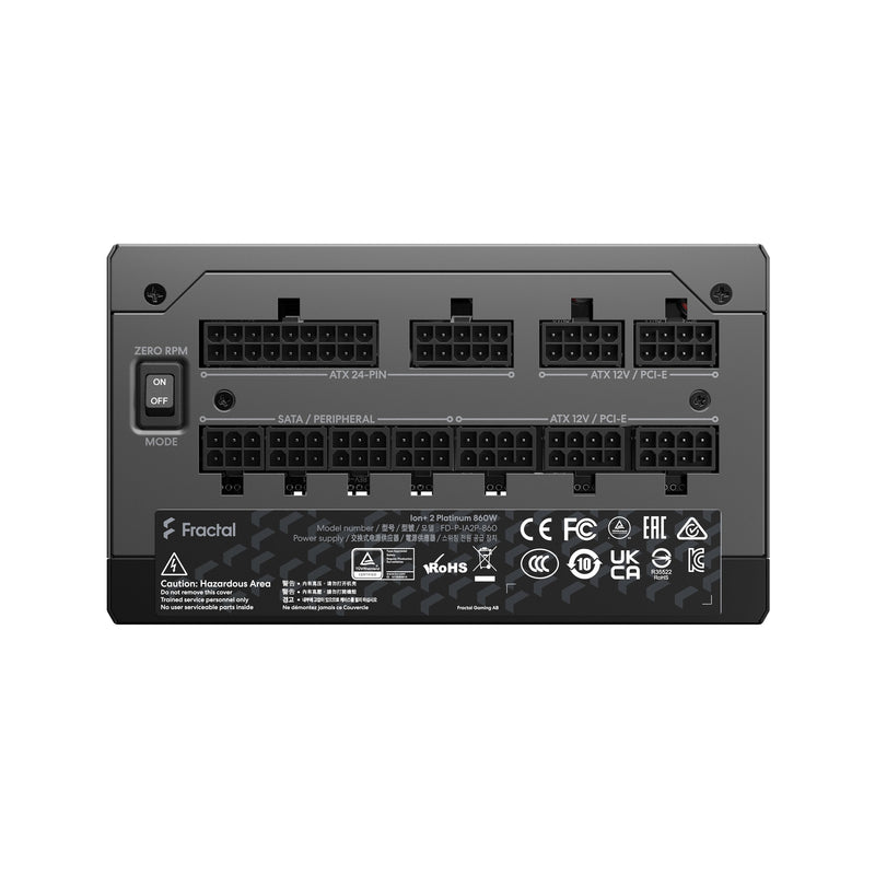 Fractal Design Ion+ 2 Platinum 860W Fully Modular Power Supply (FD-P-IA2P-860)
