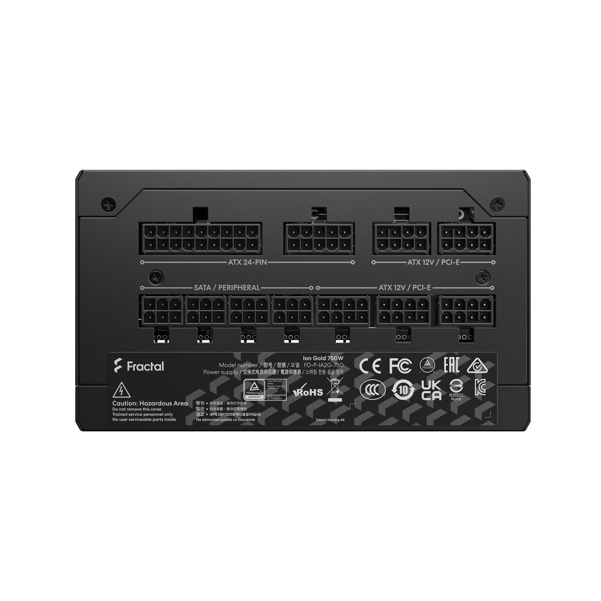 Fractal Design Ion Gold 750W Fully Modular Power Supply (FD-P-IA2G-750)