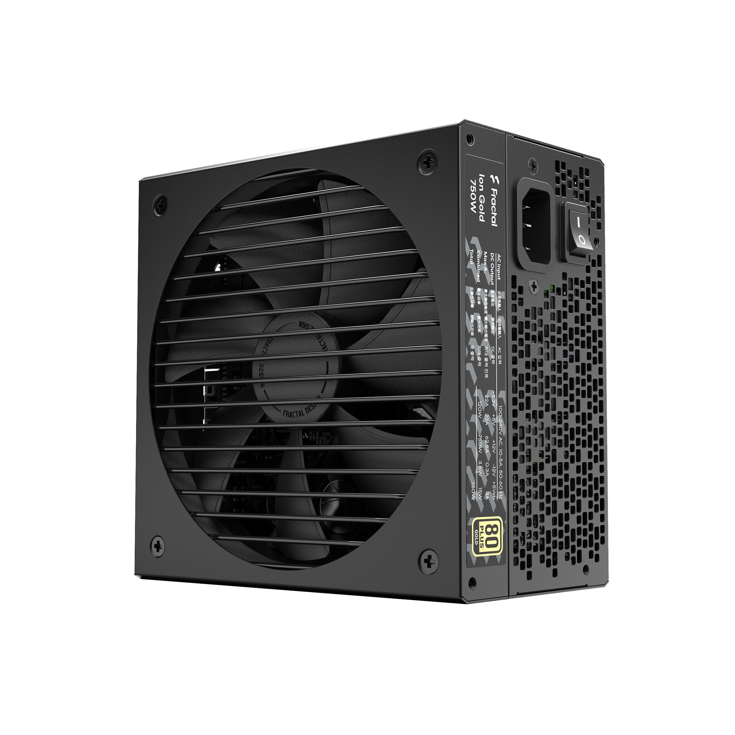 Fractal Design Ion Gold 750W Fully Modular Power Supply (FD-P-IA2G-750)