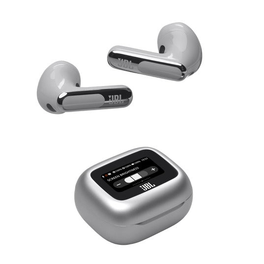 JBL Live Flex 3 True Wireless Noise-Cancelling Earbuds with Open-Stick Design & Smart Charging Case