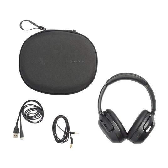 JBL Tour One M2 True Adaptive Noise Cancelling Over-Ear Wireless Headphones (Black)