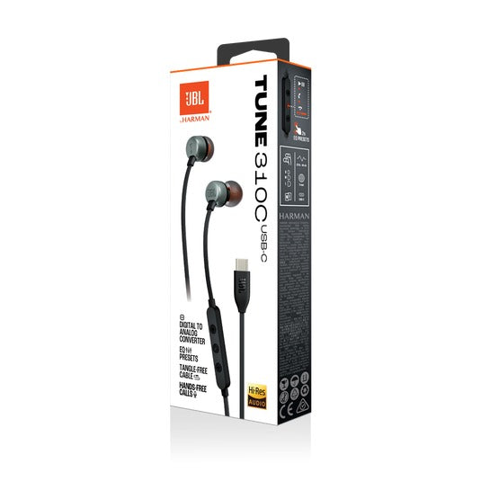 JBL Tune 310C USB-C Wired Hi-Res In-Ear Headphones