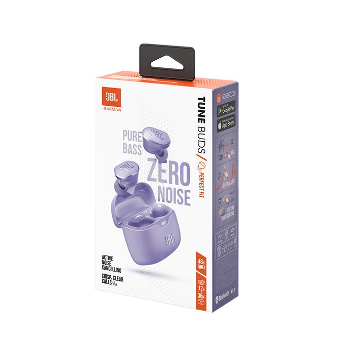JBL Tune Buds True Wireless Noise Cancelling Earbuds (Purple)