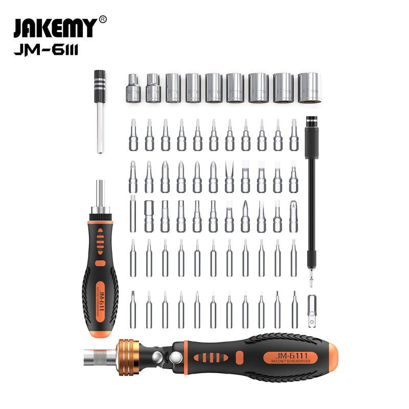 Jakemy 69-in-1 Precision Ratchet Screwdriver Set