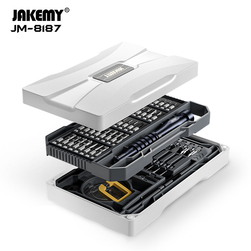 Jakemy 83-in-1 Precision Screwdriver Set with Aluminum Alloy Handle (JM-8187)