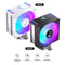 Jonsbo CR-1000 EVO Silent Series 120MM Single-Tower CPU Cooler (Black, White)