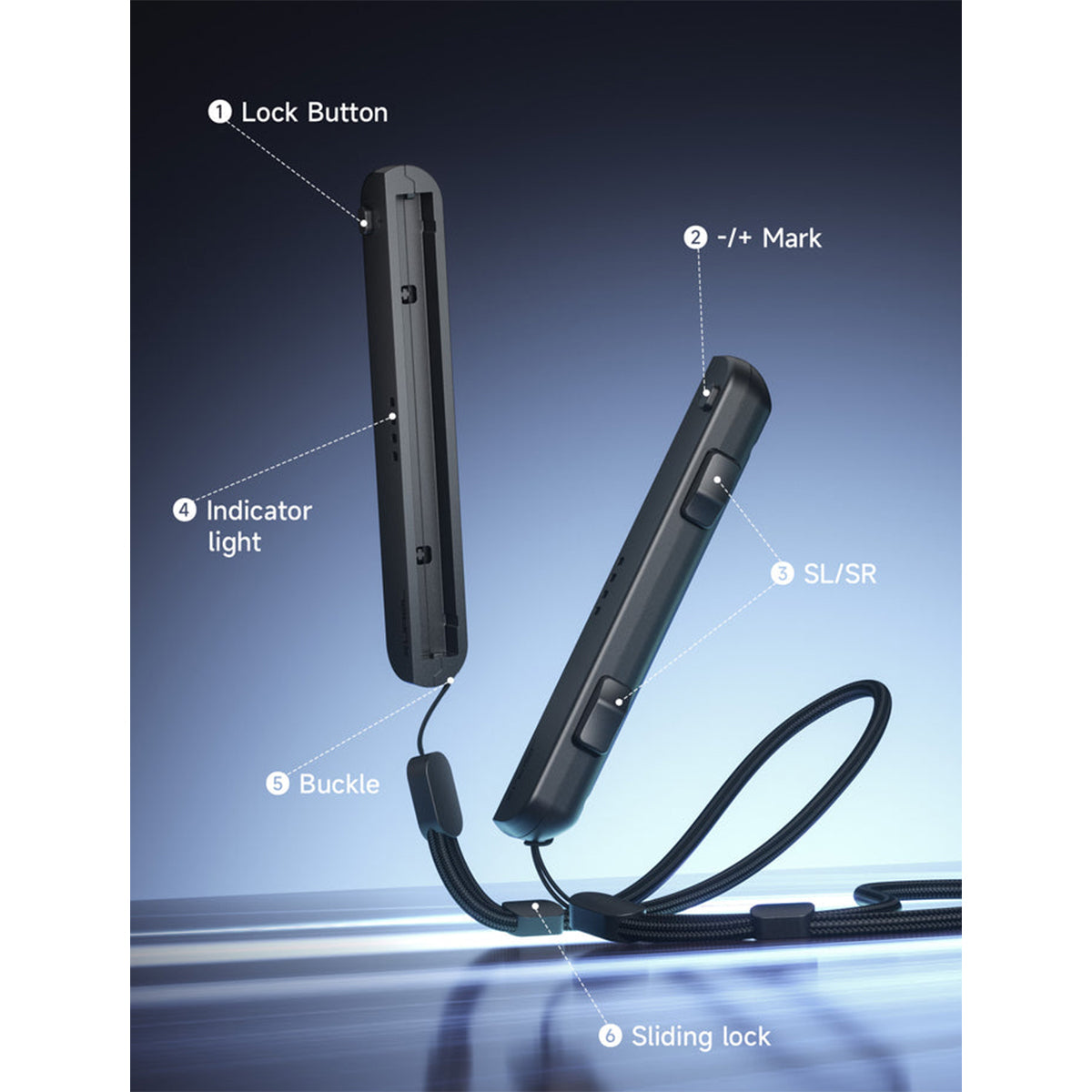 JSAUX Wrist Strap 2-Pack for Nintendo Switch 2 Joy-Con
