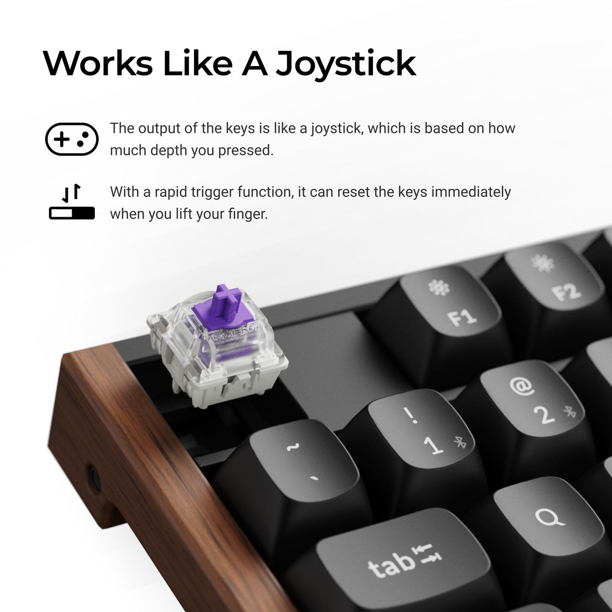 Keychron K10 HE Special Ed. Full Size Wireless Magnetic Switch Custom Keyboard - Black