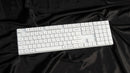 Keychron K5 Pro QMK/VIA Full-Size White Backlit Wireless Custom Mechanical Keyboard - White (Red Switch) (K5P-O1)
